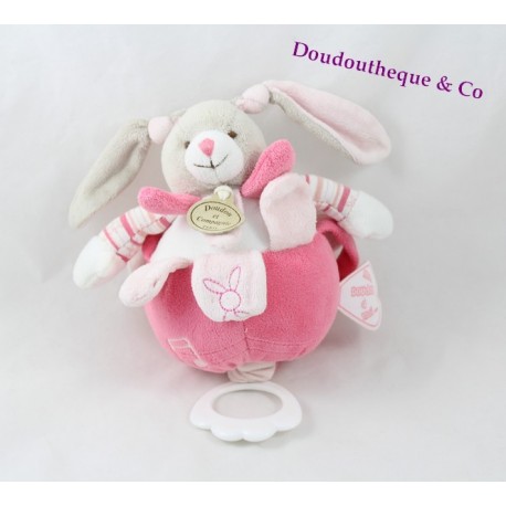 Musical stuffed toy Celestine rabbit DOUDOU ET COMPAGNIE musical 