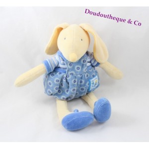 Peluche Lapin MOULIN ROTY Lise et Lulu 28 cm