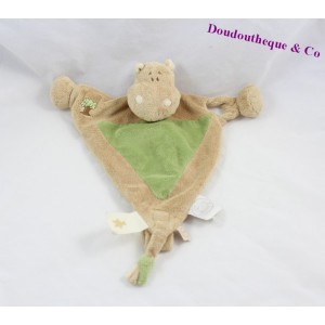 Doudou flache Hippoum hippopotamus NOUKIE'S Dreieck Hippoum, Baboum und Zamba Tether Nippel