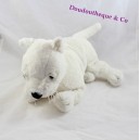 Stuffed dog IKEA white cat mustache