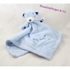 Doudou plat ours PRIMARK EARLY DAYS Baby bear bleu 45 cm