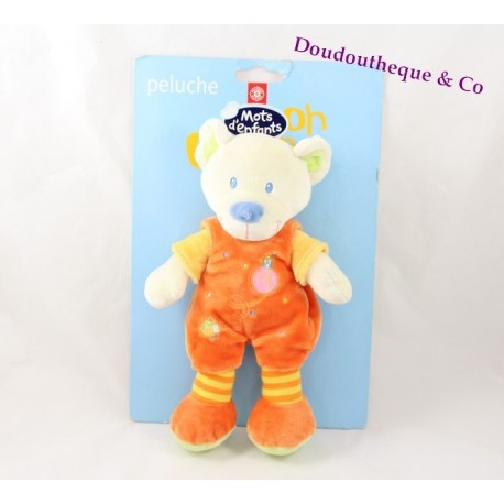 Plüschbär KINDERWORTE orange gelbes Küken 25 cm Plüschbär KINDERWORTE orange gelbes Küken 25 cm