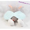 Peluche Elephant NATTOU gris orange bleu Bubbles 17 cm grelot