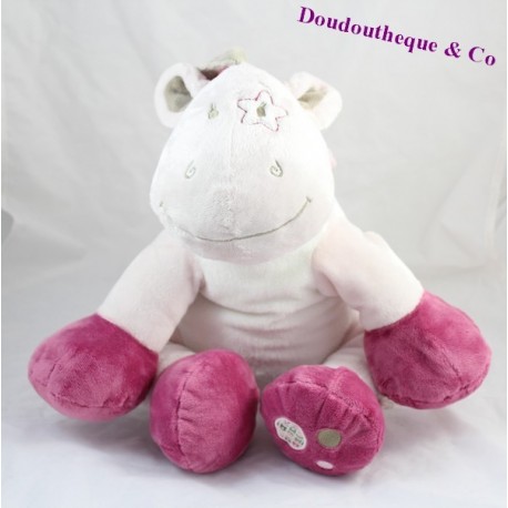 Doudou plat Lola la vache NOUKIE'S collection Victoria et Lucie Doudou plat Lola la vache NOUKIE'S collection Victoria et Lucie
