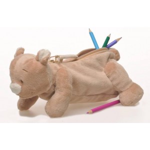 Trousse Nouky ours NOUKIE'S plumier Toyline beige