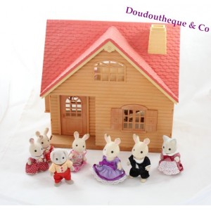 Maison Sylvanian Families Cosy Cottage starter home + figurines