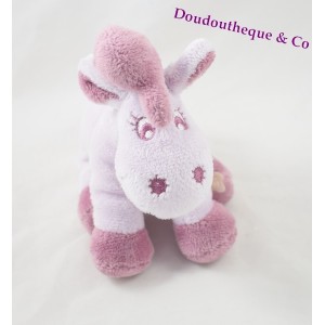 Peluche Lucie Cheval violet Noukie's