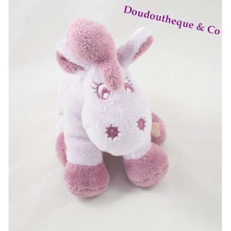 Peluche Lucie Cheval violet Noukie's Peluche Lucie Cheval violet Noukie's