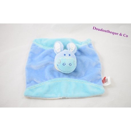 Flachdecke Ane oder Pferd TEX CARREFOUR blau 19 cm Flachdecke Ane oder Pferd TEX CARREFOUR blau 19 cm
