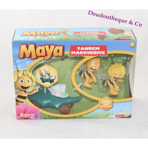 Figurine Articulée Maya L’Abeille  et Son Véhicule Escargot Neuf  LANSAY