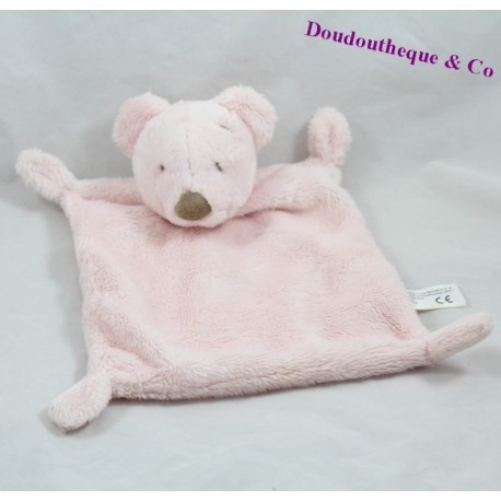 SIMBA TOYS Bear Flat Cuddly Toy, Pink, Kiabi, Rectangle, 28 cm