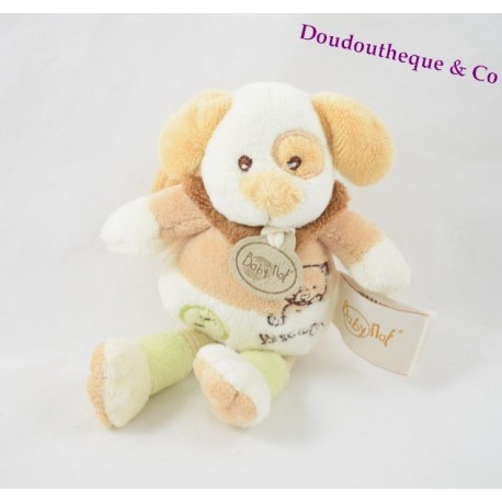 Doudou musical Chien Biscuit DOUDOU ET COMPAGNIE 17 cm