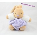 Doudou Lapin Boule Plume Violet Kaloo