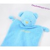 Doudou ours plat bleu IKKS MO643 / MO874