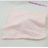 Flaches Kuscheltier Hase KALOO quadratisch rosa Tupfen weiß 22 cm