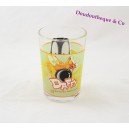 Daffy Duck Glass AMORA Looney Tunes Warner Bros Mustard