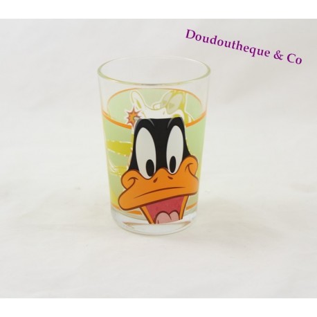 Daffy Duck Glass AMORA Looney Tunes Warner Bros Mustard