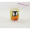 Daffy Duck Glass AMORA Looney Tunes Warner Bros Mustard