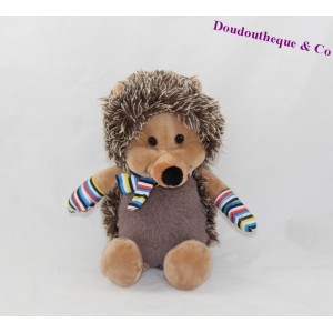 Sciarpa marrone guanto di peluche riccio FERRERO KINDER 23 cm