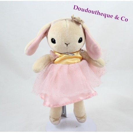 Doudou rabbit & M pink tutu 25 SOS blanket