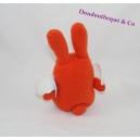 Doudou rabbit TROUSSELIER orange wings Angel white 18 cm