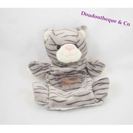 Doudou Katze Marionette Geschichte des grauen Bären Doudou Katze Marionette Geschichte des grauen Bären