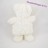 Peluche doudou Ours BABY NAT croix blanc 25 cm