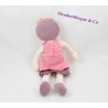 Doudou poupée Fille rose prune MARESE 28cm