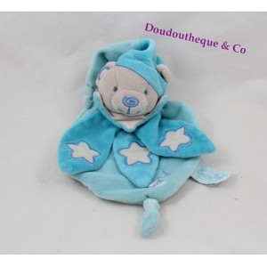 Flat Teddy Bear BABY NAT ' la estrella luminescentes azul 25 cm