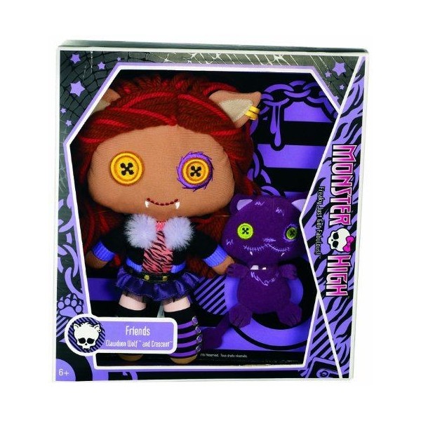 Box Fluff Monster High Mattel Clawdeen Wolf And Crescent S