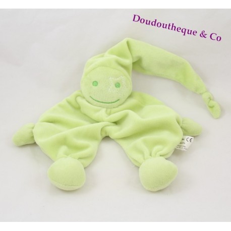 Doudou lepre DOMIVA grüner Stern bestickt 23 cm Doudou lepre DOMIVA grüner Stern bestickt 23 cm