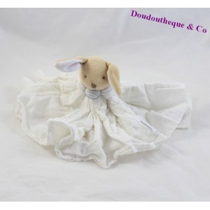 Doudou lapin DOUDOU ET COMPAGNIE L'ange blanc créateurs de rêve GM DC2359