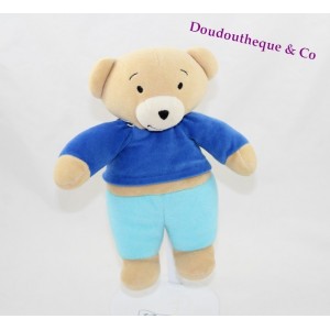 Nounours Ajena T'choupi doudou peluche 22 cm