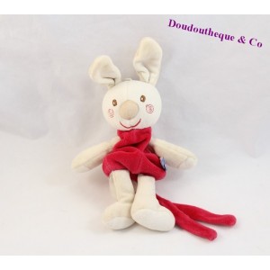 Doudou tether Kaninchen SUCKRED rot Spirale 20 cm