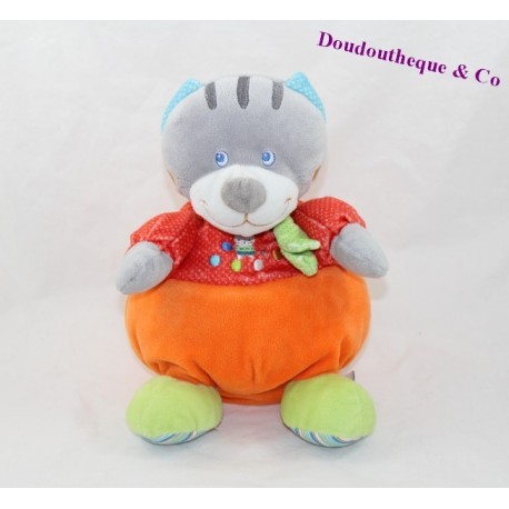 Musikalisches Kuscheltier Katze KINDERWORTE orange rot 23 cm Musikalisches Kuscheltier Katze KINDERWORTE orange rot 23 cm
