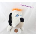 Stuffed White Droopy Dog I'm Happy! 25 cm