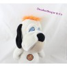 Stuffed White Droopy Dog I'm Happy! 25 cm