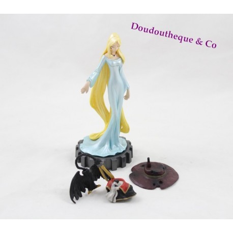 Figurine manga Albator Captain Harlock FURUTA femme blonde robe bleu 13 cm