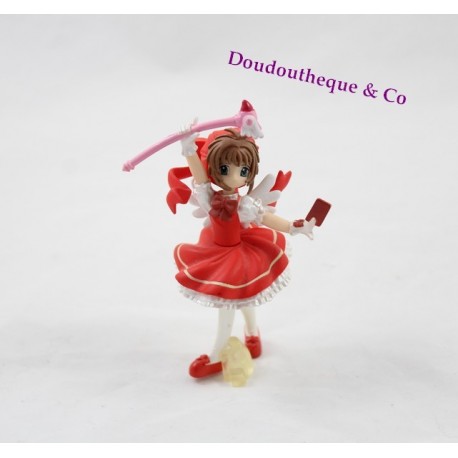 Figurine manga Card Captor Sakura C.K.N Sakura chasseuse de carte robe rouge 10 cm