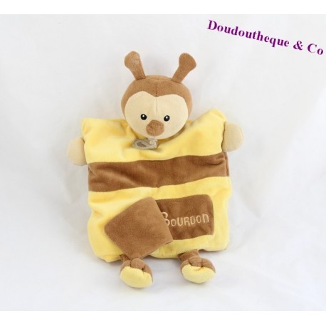 Doudou Hippopotame BABY NAT marionnette alphabet BN909 Doudou Hippopotame BABY NAT marionnette alphabet BN909
