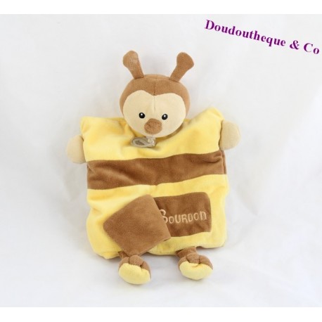 Doudou Hippopotame BABY NAT marionnette alphabet BN909