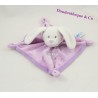 Doudou rabbit flat TEX BABY purple chick bird heart