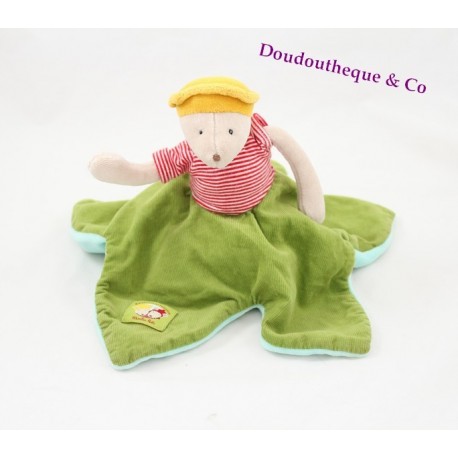 Doudou Cache Cache Balthazar und Valentine MOULIN ROTY reversibel grün Doudou Cache Cache Balthazar und Valentine MOULIN ROTY reversibel grün