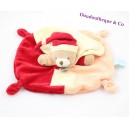 Doudou flachen tragen BABY NAT' Pacap Mem! Orange gelb rot 25 cm