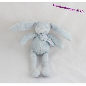 Kaninchendecke SERGENT MAJOR blau-weiß gestreifter Schal 26 cm