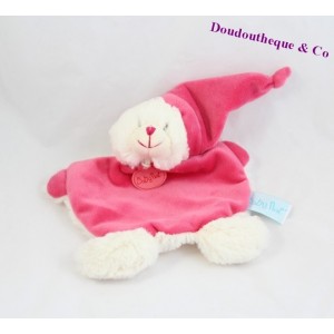 BABY NAT pink calfskin baby comforter