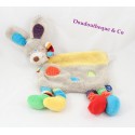 Doudou rabbit flat words of children scarf multicolor 26 cm