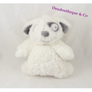 CeC dog towel white grey cockroach hairs all soft 22 cm