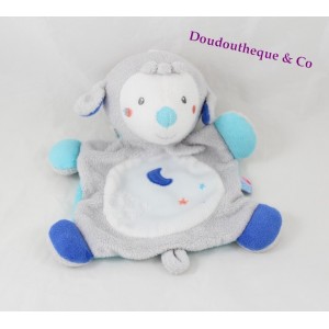 Doudou mouchoir mouton SUCRE D'ORGE collection Cajou 