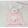 Rabbit flat comforter Wheat grain pink embroidery dragonflies rectangle 24 cm